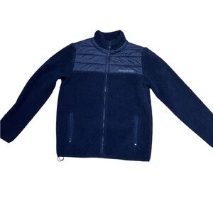 Vineyard Vines Full Zip Fleece Size XS Navy Blue